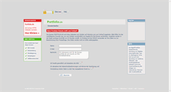 Desktop Screenshot of portfolio.de