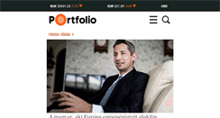 Desktop Screenshot of m.portfolio.hu