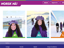 Tablet Screenshot of norskna.portfolio.no