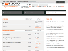 Tablet Screenshot of forum.portfolio.hu